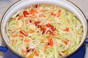 маринованная быстрая капуста