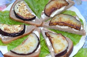 бутерброды с баклажанами