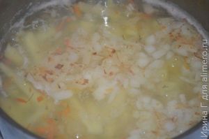 картофельный суп с яйцом
