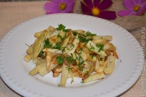 жареный сельдерей