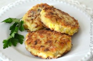 капустные котлеты с сыром