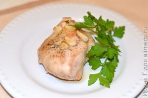 куриное филе в фольге с соевым соусом и медом
