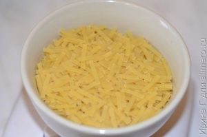 суп-лапша с плавленым сыром