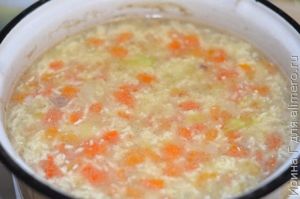 суп-лапша с плавленым сыром