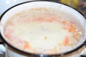 суп-лапша с плавленым сыром