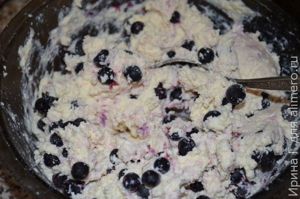 творожные кексы с черникой