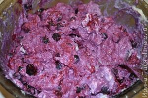 творожные кексы с черникой