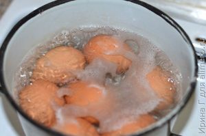 закуска из яиц с морковью