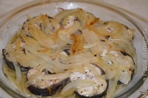 скумбрия с луком в микроволновке