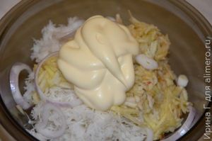 салат из черной редьки с яблоком