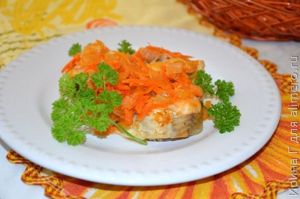 минтай с овощами в микроволновке