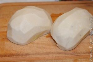 салат из черной редьки с мясом