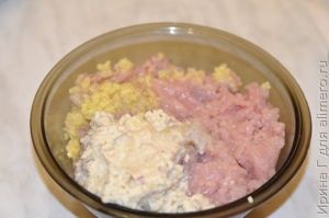котлеты из курицы и свинины рецепт
