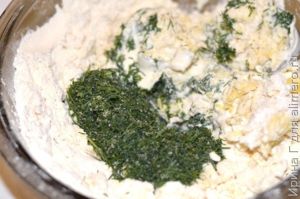 творожные булочки с укропом