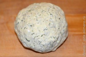 творожные булочки с укропом