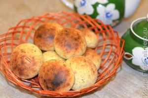 творожные булочки с укропом