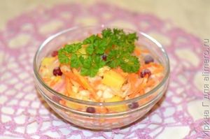салат из квашеной капусты