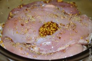 куриный рулет в духовке