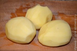 запеченный картофель с куриным фаршем и сыром