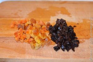 овсяна каша с сухофруктами