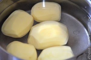 картошка с кабачком и курицей