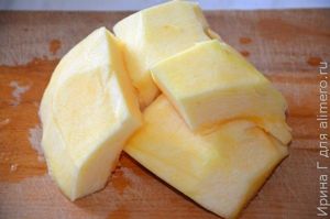 картошка с кабачком и курицей