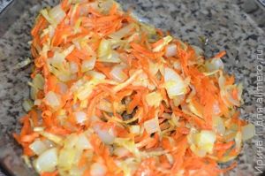 картошка с кабачком и курицей