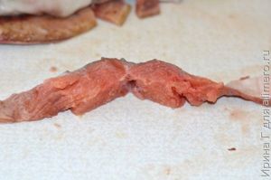 горбуша запеченная с грибами и сыром