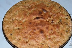 пирог с яблоками и лесными ягодами
