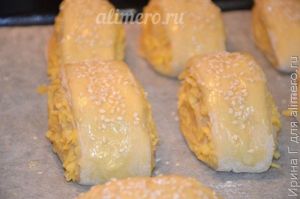сырные булочки с кунжутом