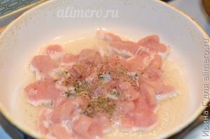 курица с болгарским перцем