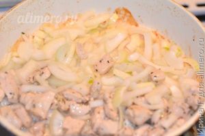 курица с болгарским перцем