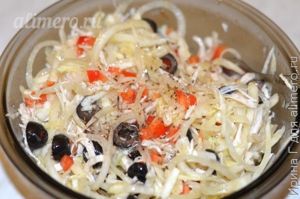 салат из капусты рецепт