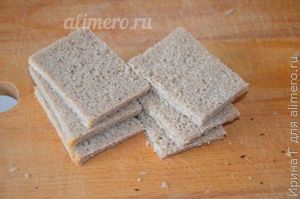 бутерброды с маслом и чесноком