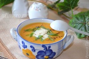суп-пюре из моркови