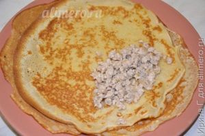 блины с фаршем