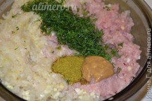 котлеты из свинины и курицы
