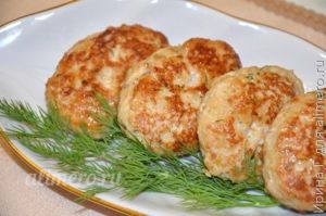 котлеты из свинины и курицы