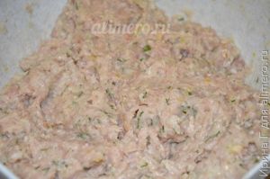 котлеты из свинины и курицы