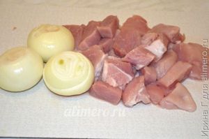 котлеты из свинины и курицы
