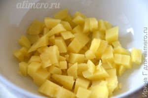 рыбный салат с оливками
