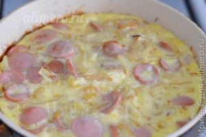 омлет с жареным луком рецепт