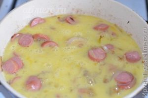 омлет с жареным луком рецепт