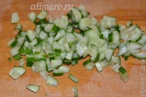 салат из кукурузы с огурцом