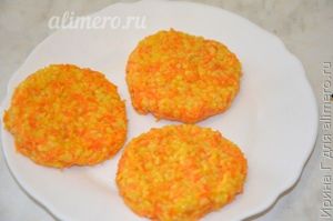 биточки из каши с морковью