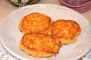 биточки из каши с морковью