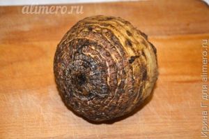 корневой сельдерей в сметане
