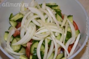 салат с оливками и творогом рецепт