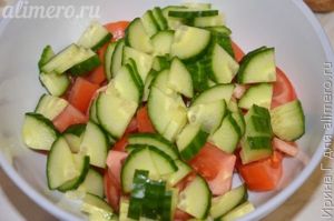 салат с оливками и творогом рецепт