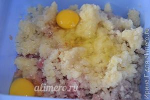 котлеты из мяса с капустой и геркулесом